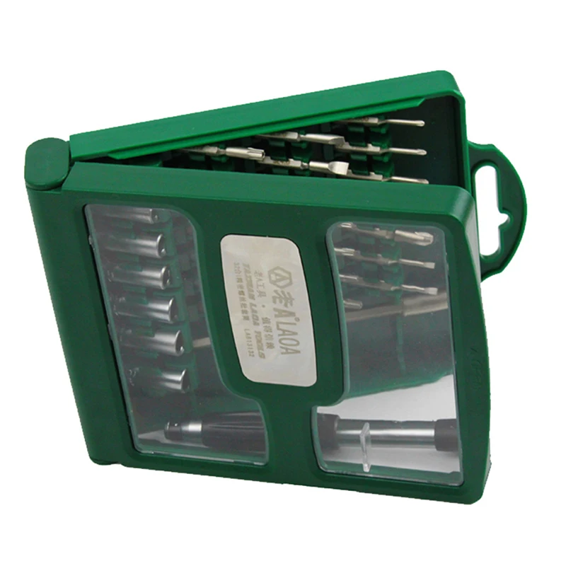 LAOA 32 in 1 Screwdriver Sets S2 Alloy Steel Repair Kit Precision for Repair Phone Screwdriver Set Tips Screwdrivers