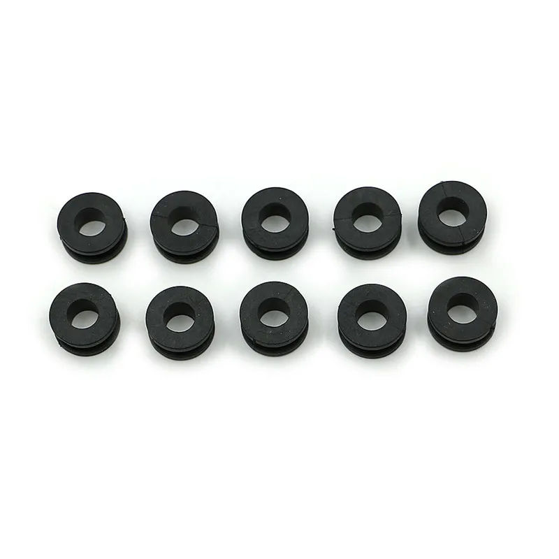 Pack-10 Rubber Grommets for Motorcycle Fairings Bodywork Ring Cowling Set For Yamaha Honda Kawasaki Suzuki BMW Ducati