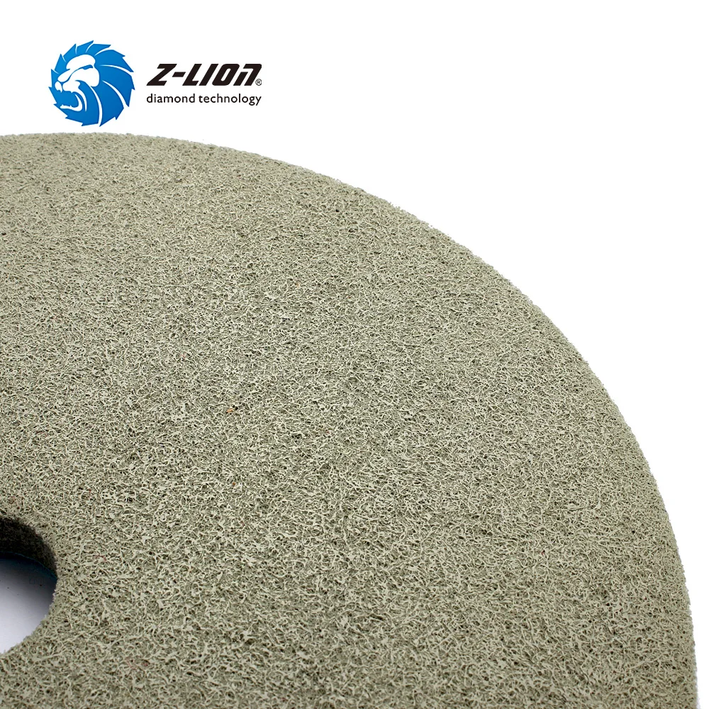 Z-LION Diamond Sponge Polishing Pad 10 Inch 250mm Nylon Fiber Wet Diamond Polish Wheel For Marble Stone Clean Buffing Disc