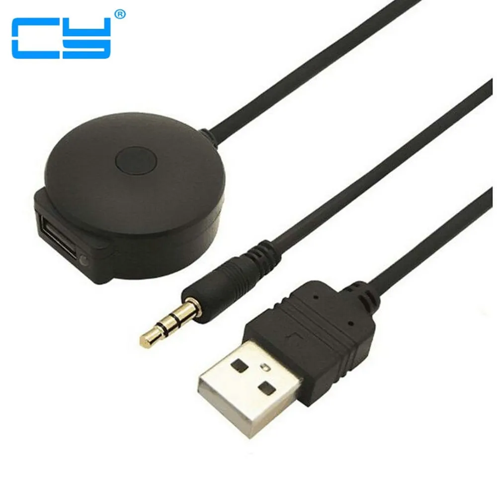 

USB & 3.5mm AUX para Audio Bluetooth Aux & USB Cabo Adaptador Femea Para O Carro BMW Mini Cooper