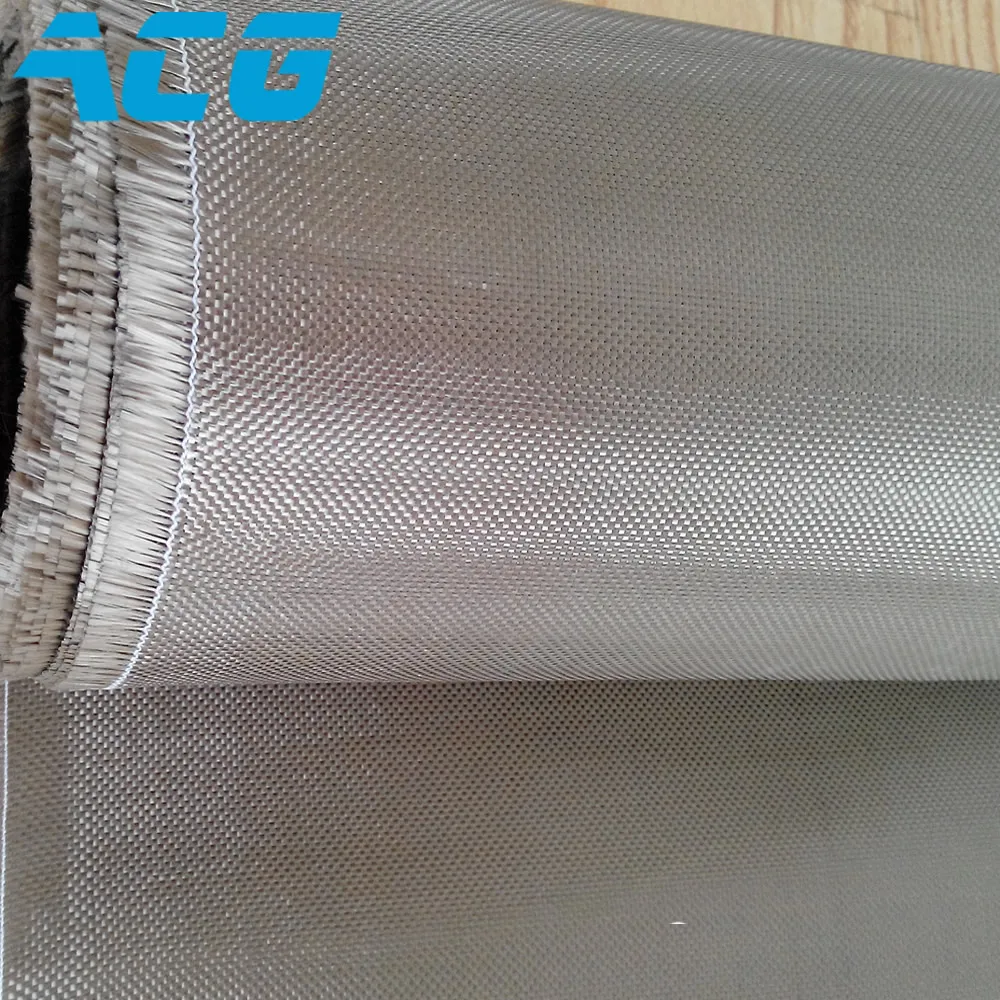 Basalt fiber fabric cloth 200GSM plain weave 9um diameter 1k carbon fiber pattern fire resistant