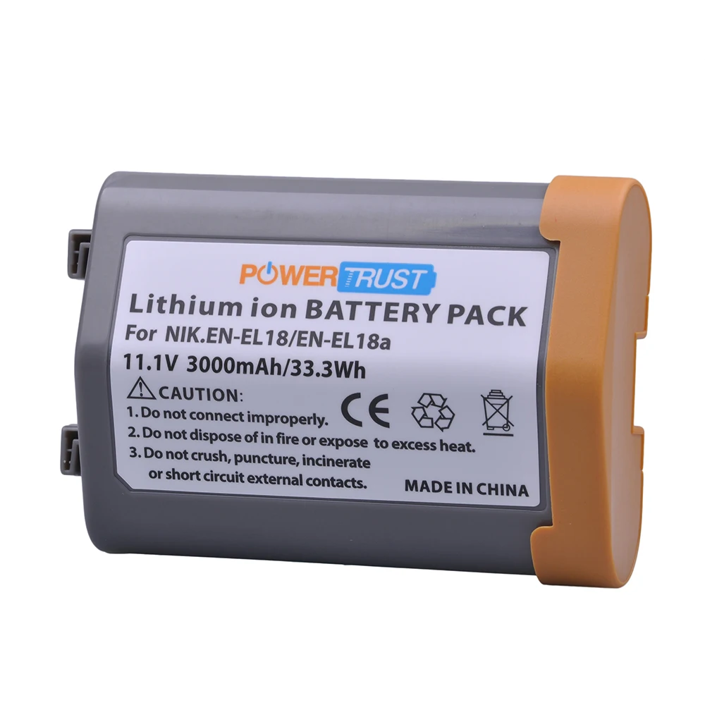 2Pcs 3000mAh EN-EL18 EN-EL18A Batterij + Smart Rapid LCD Dual Charger voor Nikon EN EL18 ENEL18 D4, d4S, D5, MB-D12, D800, D800E