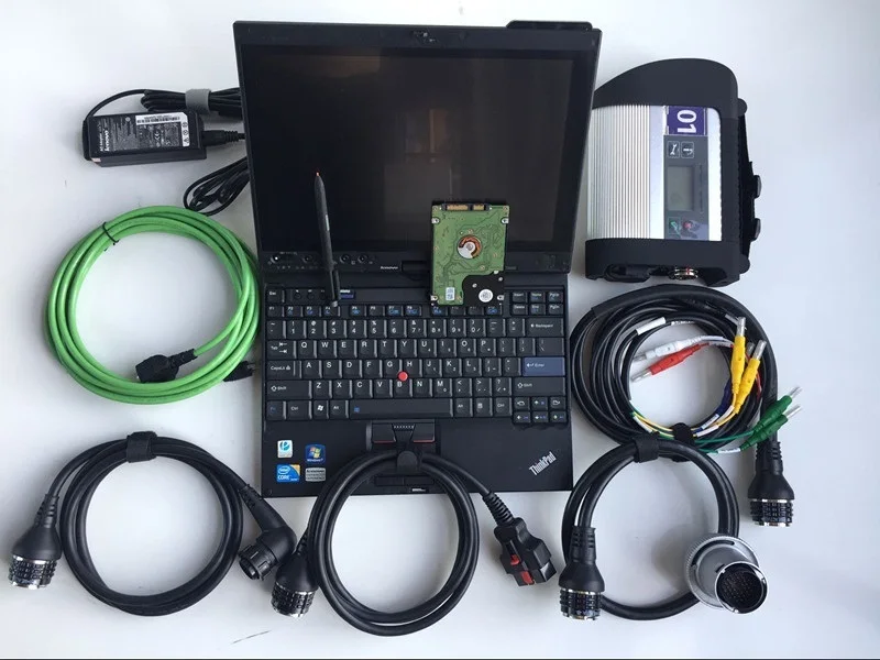 

MB Star C4 diagnostic Tool SD Connect compact 4 with software V2023.12 320gb hdd X201T 90% new Laptop(i7cpu 4gb ram)Ready to use