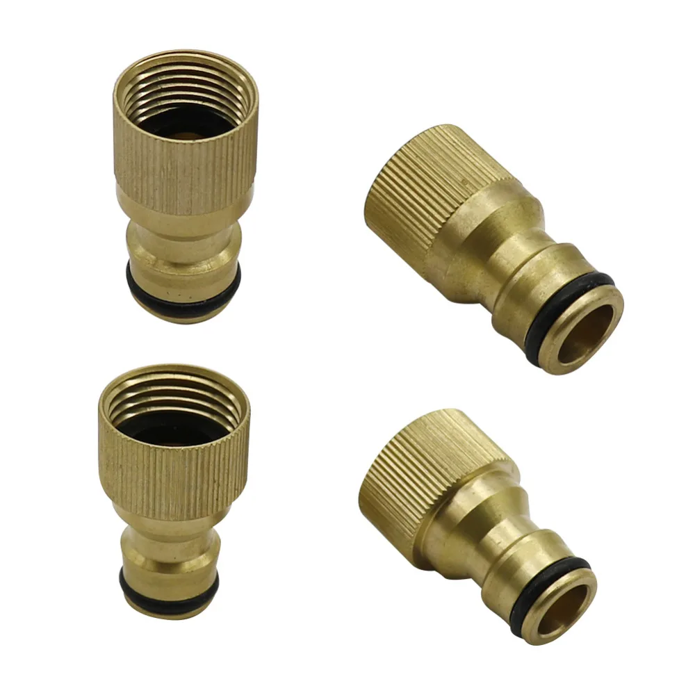 Diaphragm Pump Nipple Joints with M18/M22 Female Thread Home car wash brush copper pacifier adapter 3 Pcs