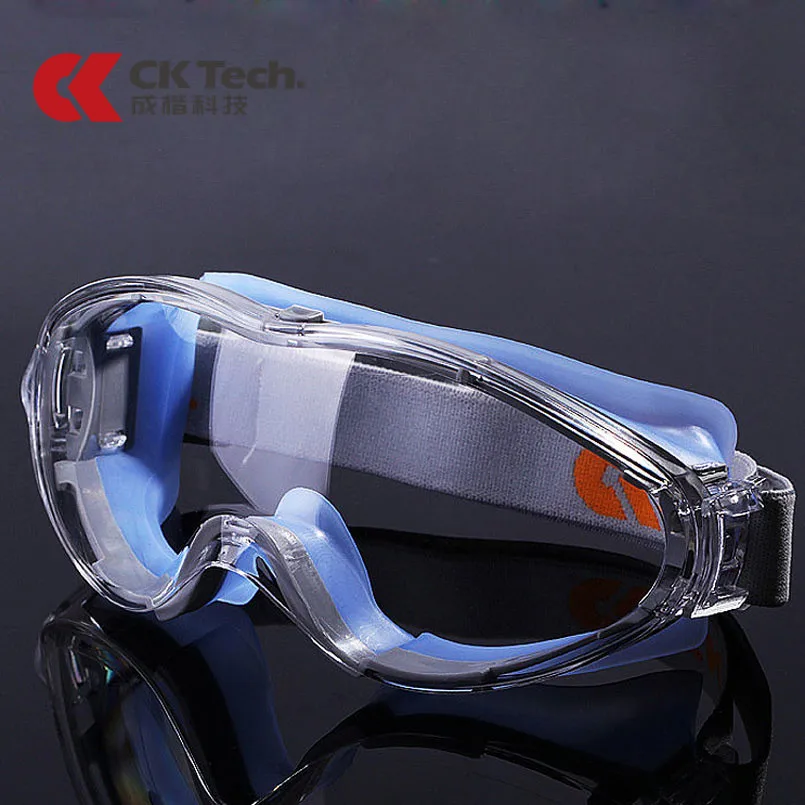 

CK Tech.Transparent Safety Goggles Windproof Shockproof Tactical Anti-fog Riding Anti-dust Industrial Labor Protection Glasses