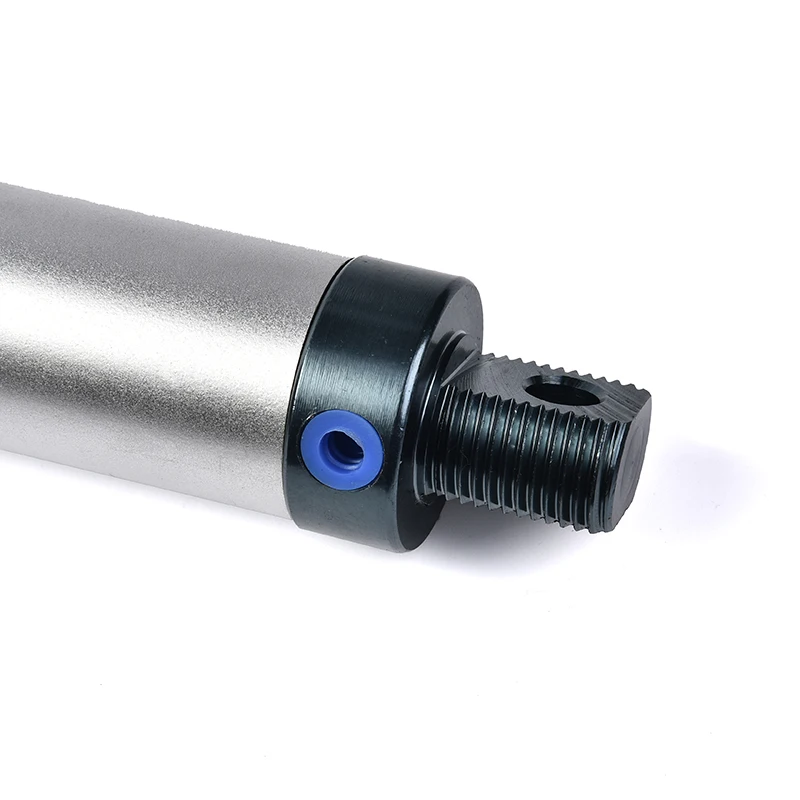 MAL40 Mini Cylinder CA otworu 40mm skok 25-200mm pręt pojedyncze podwójne działanie cylindry pneumatyczne ze stopu aluminium ze stopu aluminium elementy pneumatyczne