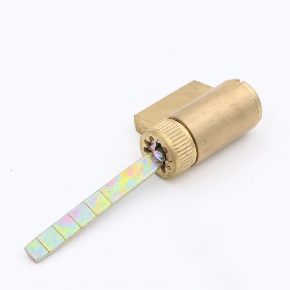 Locking Lock Door Cylinder Handle Pressure Lock Key Brass Interior Door 9# Single Hardware Core Rod