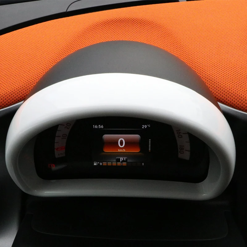 For Smart 453 fortwo forfour Car dashboard decoration sticker Speed meter fuel mater frame Modification car styling car sticker