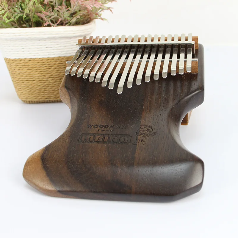 WDOOMAN1969 17 key Africanblackwood solid wood thumb piano Kalimba finger piano Mblia Musical Instruments