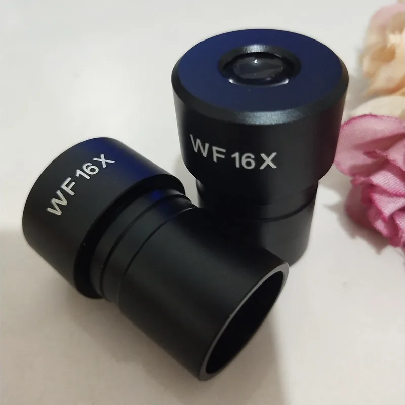 WF16X Magnification Small Lab Students Use Biological Microscope Eyepiece Lens with Mounting Size 20mm