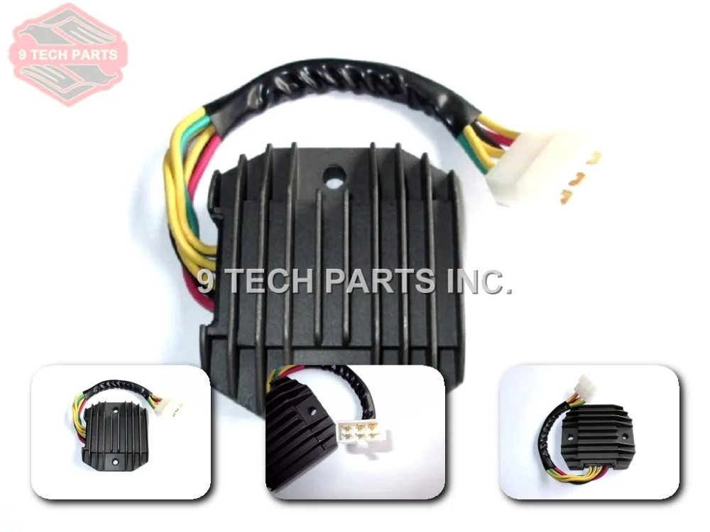 

GSX400 GSF400 GSXR400 Voltage Regulator / Rectifier 5 Pins 6 pins 7 pins available optional select