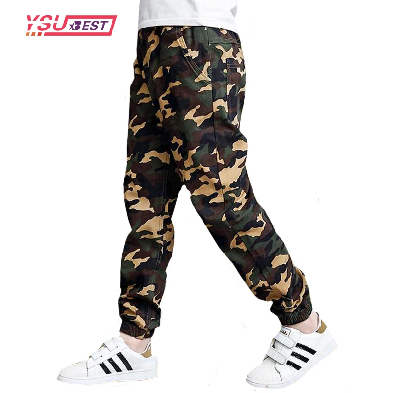 2022 New Boys Pants Children Pants Army Kids Clothes Casual Trousers For Teenage Boys Clothing Sport Fashion Camouflage Clothes