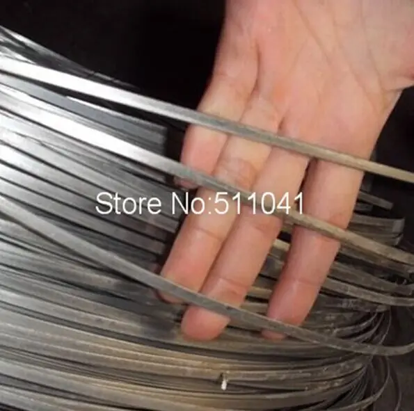 Nitinol Strips, Super Elastisch, 10Mm Breed X 0.5Mm Dik X 800Mm Lang En 5Mm Breed X 0.5Mm Dik X 800Mm Lang, Gratis Verzending