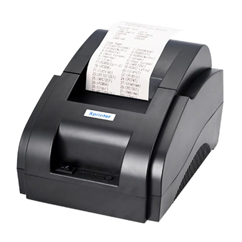 Thermal Printer 58 MM Receipt Printers For XP-58IIH Restaurant Supermarket Clothing General Support 58mm Width USB Port As 5890K