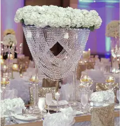 4pcs/6pcs)New Style crystal Flower Stand acrylic Wedding Centerpiece Table Decoration acrylic flower vase
