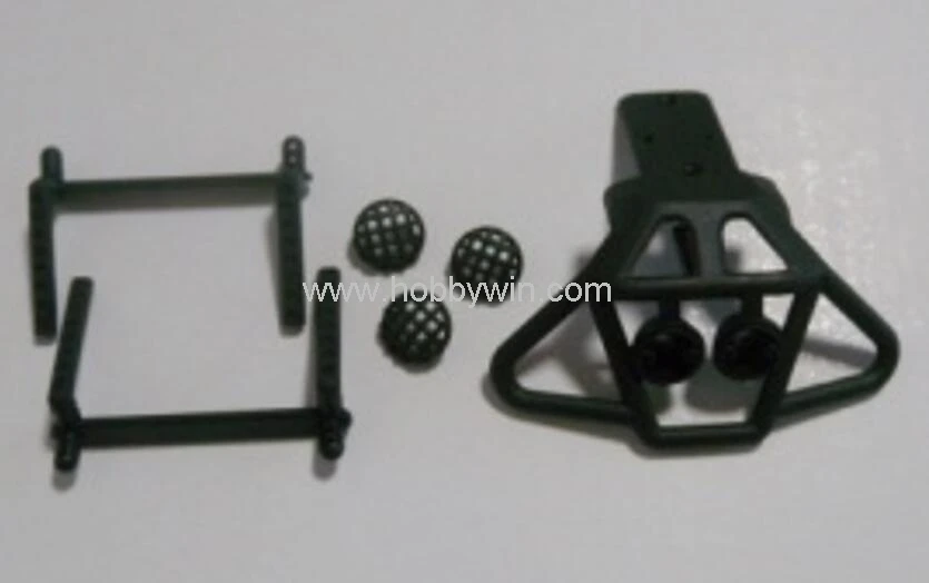 HBX part 12607 Body Posts+ Bumper for 1/12 RC Model Off-Road Buggy Truck 12811 12812 12813