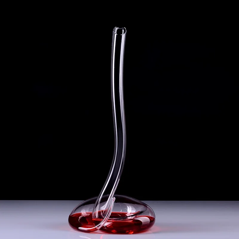 1400ML Mouth Blown Snake Lead Free Crystal Glass Eve Wine Decanter Decorative Aerator Wine Pourer Pitcher Feast Barware Ornament