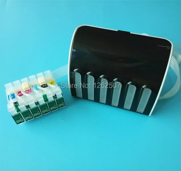 T0791-T0796 79 Doorlopende Inkttoevoersysteem Voor Epson Stylus Foto 1400 1500W P50 Artisan 1430 Px650 660 660 700W 710W 720