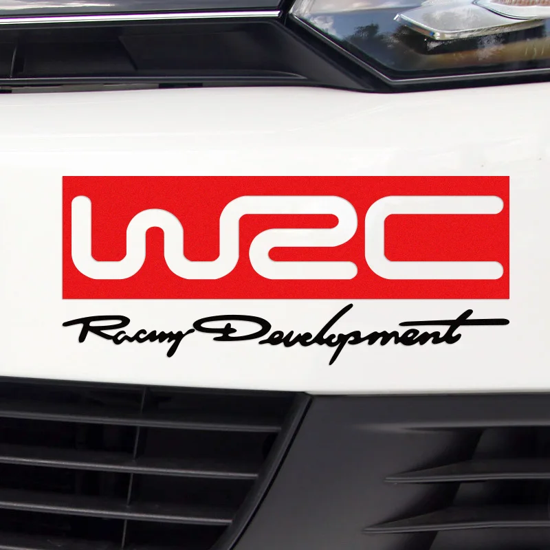 Customizable WRC Rally Stickers Decal Car-Styling For BMW Citroen VW Volkswagen Ford PEUGEOT MITSUBISHI car accessories