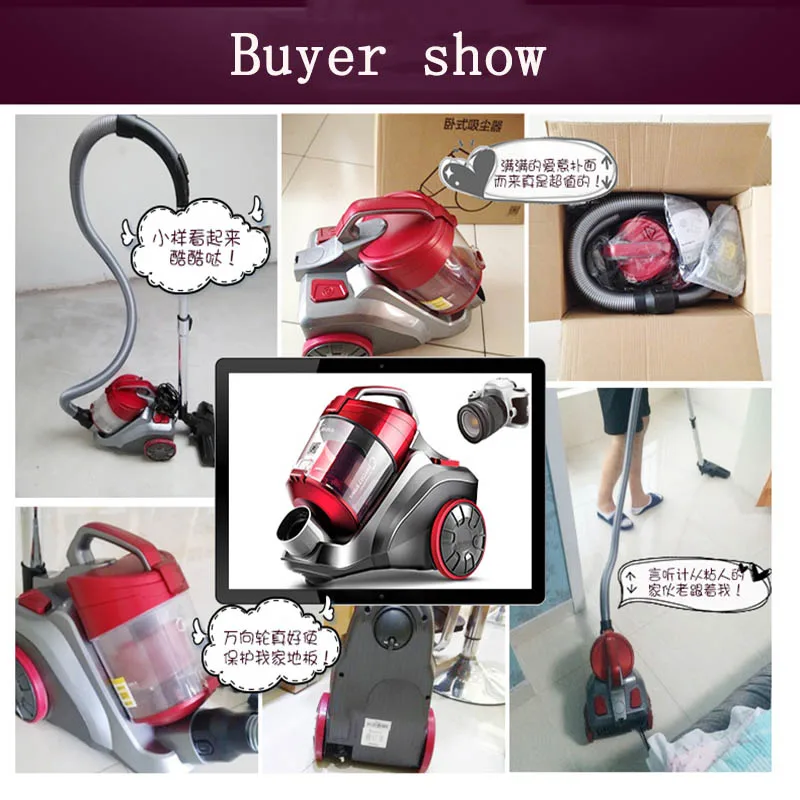 Ultra-quiet Vacuum Cleaner Powerful Dust Cleaner Household Electric Vacuum Cleaner 220V 1200W Handheld Dust Collector