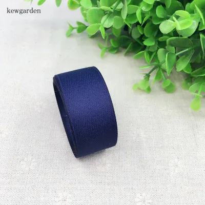 Kewgarden 25mm 2.5CM Matte Cotton Satin Ribbon Handmade Tape DIY Bowknot Accessories Ribbons Thick Soft Riband 10 m/lot