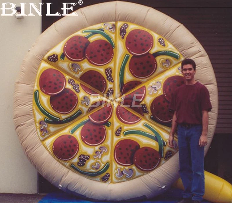 Italy delicious giant inflatable pizza model advertising balloon inflatable food replica for promotion