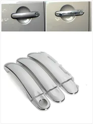 FUNDUOO For Volkswagen VW T5 T6 Transporter Caravelle Multivan California Chrome Car Door Handle Cover Trim