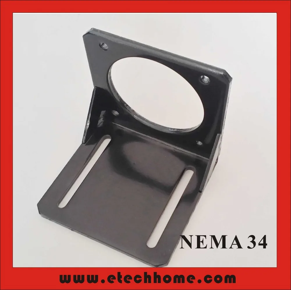 2pcs/lot Nema 34 Bracket Stepper Servo Brushless Motor Mounting Seat International Standard Support Holder