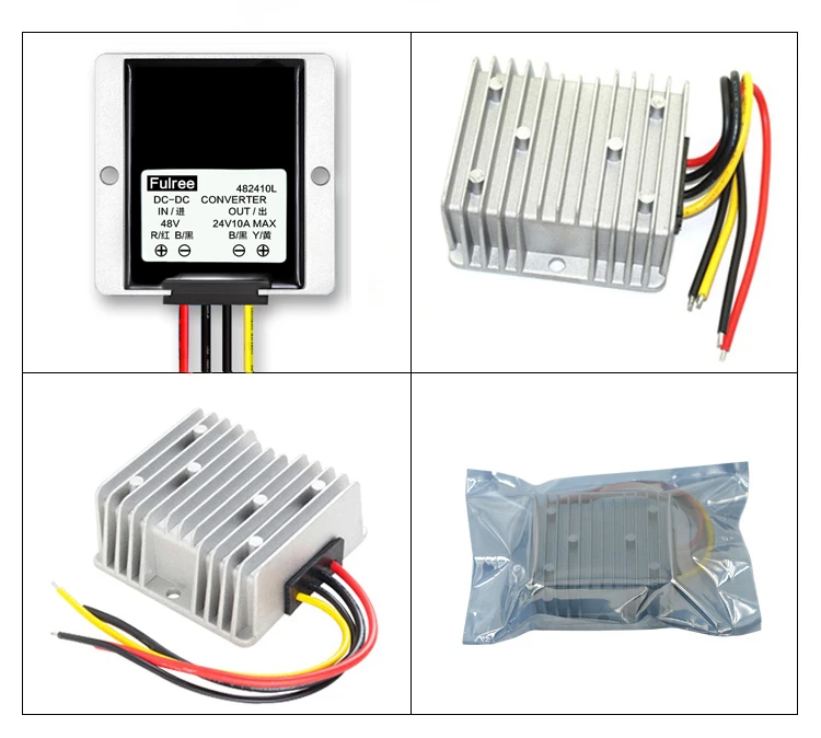 Fulree® Waterproof DC 12V 24V to DC 48V 1A 3A 5A Step Up Converter 12 24 Volt to 48 Volt  Boost Voltage Regulator Power Module
