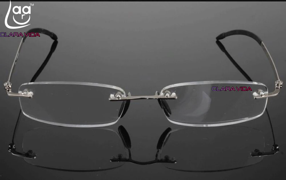 

Rimless High-grade High Definition Antifatigue Super Light Men Women Reading Glasses +1.00 +1.50 +2.00 +2.50 +3.00 +3.50 +4.00