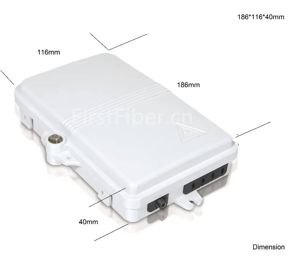 FTTH 4 Core Scatola di Terminazione In Fibra Ottica 4 porte in fibra ottica scatola di distribuzione FTTX Fibra Ottica Ottica Splitter Box