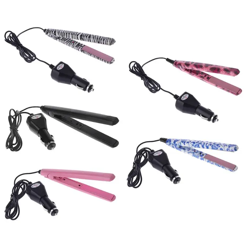 مكواة فرد الشعر سيراميك احترافية ، مكواة بخار ، أدوات تصفيف 100-240 فولت 50-60 هرتز 18 واط الولايات المتحدة/المملكة المتحدة/السيارة