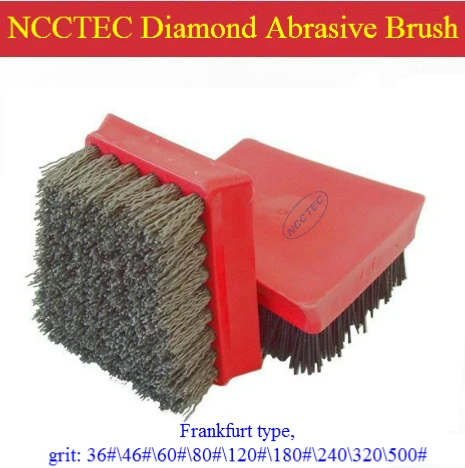 Frankfurt Diamond abrasive brush FREE shipping | Horseshoe type antique renovation brush for granite sandstone | many grit