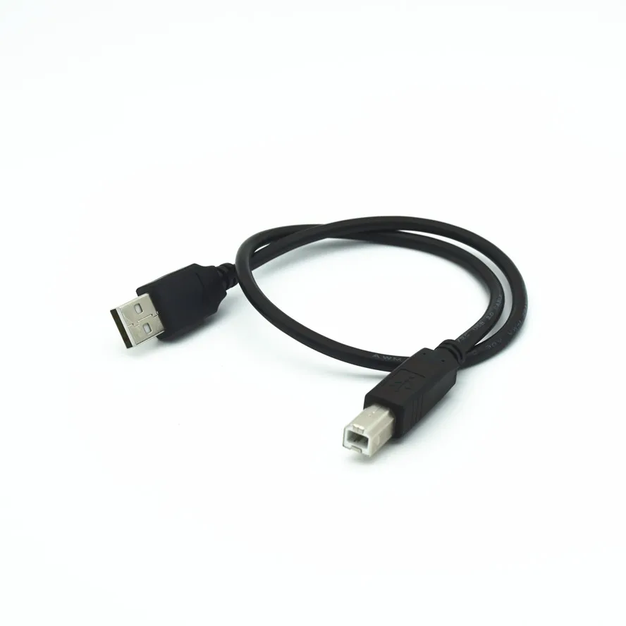 USB Printer Cable USB Type B Male to A Male USB 2.0 Cable for Canon Epson HP ZJiang Label Printer DAC USB Printer 30cm 50cm 1.5m