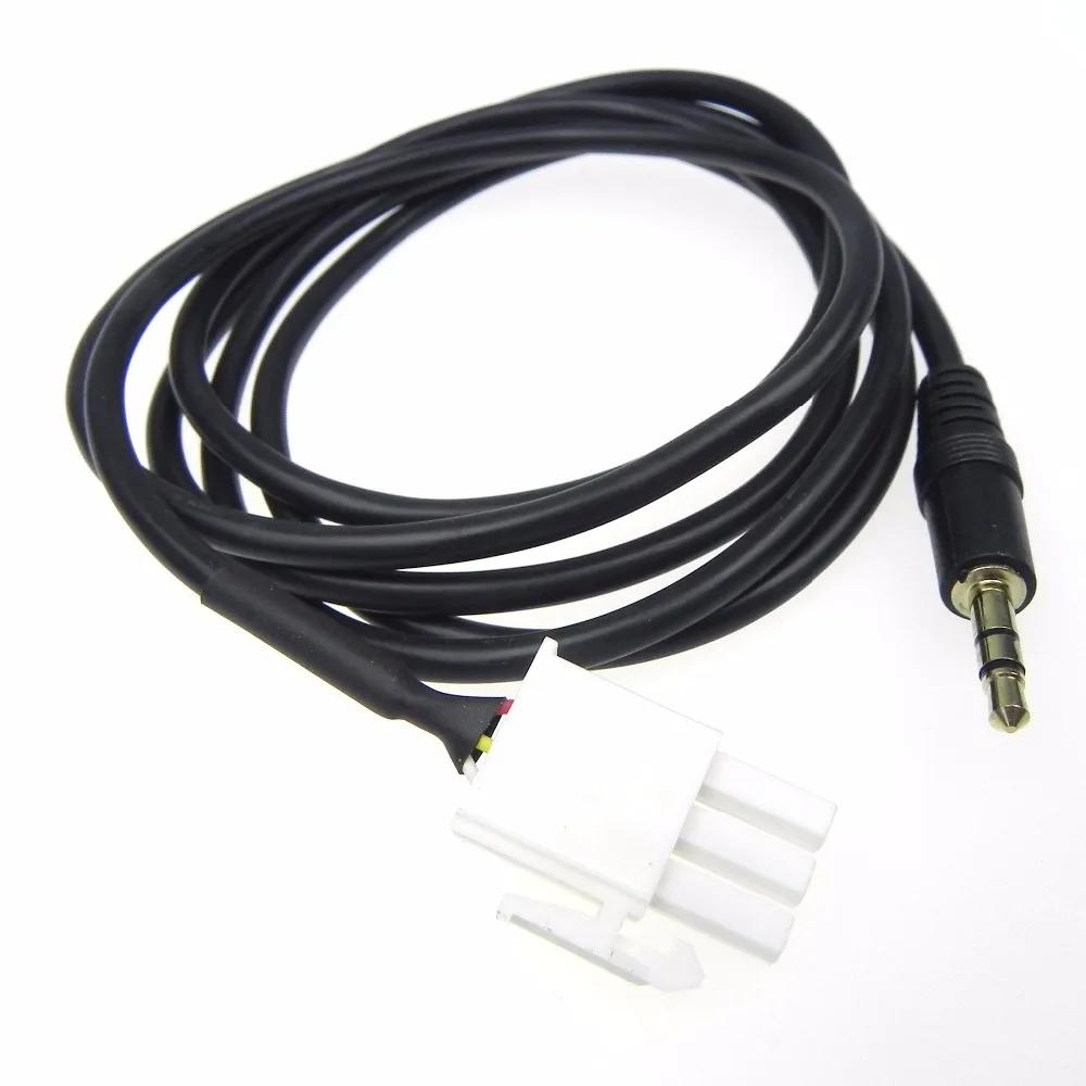 1pcs High Qualty AUX CABLE 3-PIN HONDA GL1800 Goldwing Motorcycle Male Smartphone POD PHONE