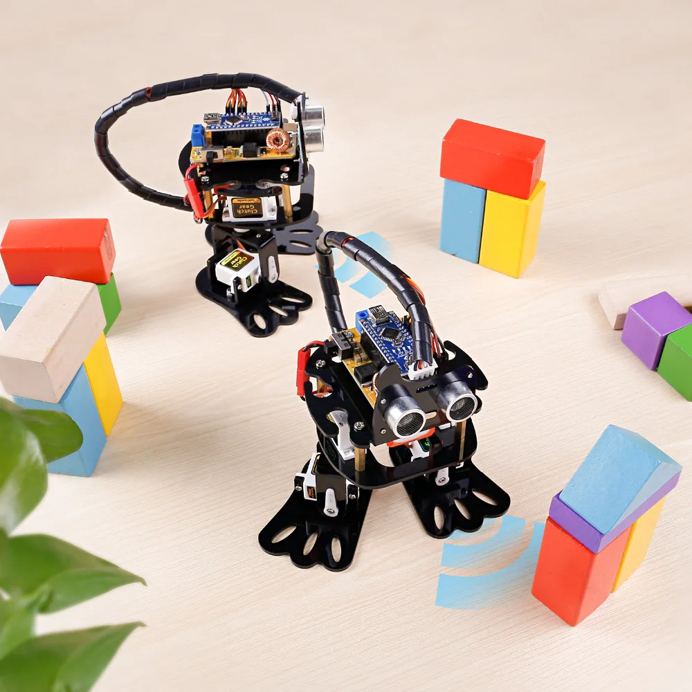 SunFounder DIY 4-DOF Robot Kit -Sloth Learning Kit for Arduino Nano DIY Robot for Kids and Adults with Tutorial