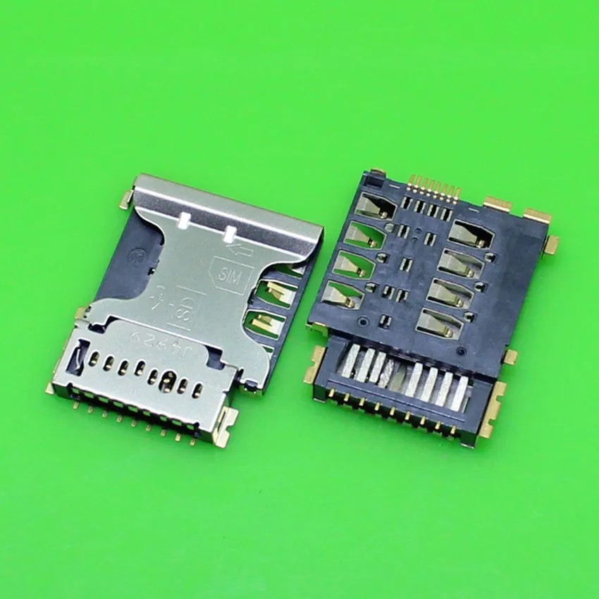 Support de lecteur de carte mémoire sd sim avec connecteur, 1 pièce, pour samsung I8552 I879 I8262 I9128V G3508 I8258 I8252 i8558, KA-106