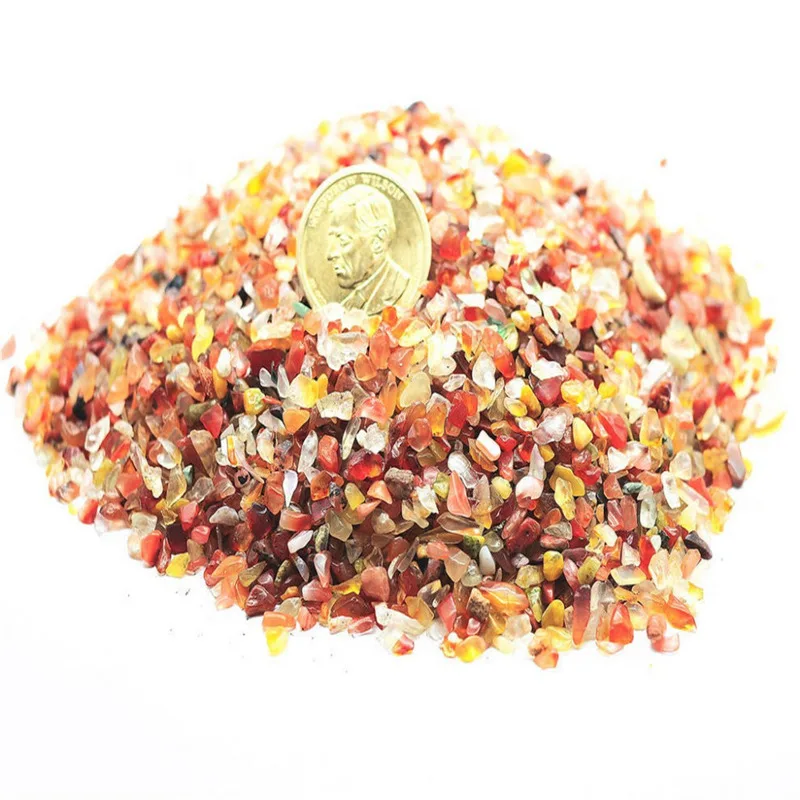 50g Wholesale Natural Stone Chip Raw Peridot Rock Sandstone Crystal Beads 3~8MM for Jewelry Making Education Teaching DIY Lol