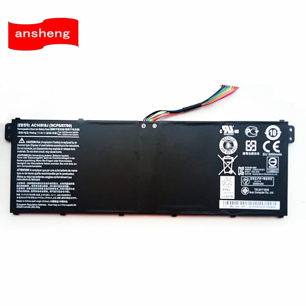 High Quality AC14B18J battery For Acer Aspire E3-111 E3-112 E3-112M ES1-511 TravelMate B116 B115-M B115-MP N15Q3