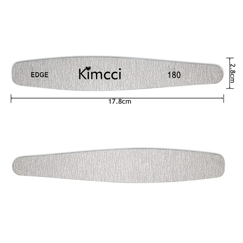 Kimcci 25 pz/lotto Lime per Unghie di Alta Qualità Strumenti per Manicure Set Levigatura Blocchi Slim Buffer EDGE 180 Nail Art Salon Manicure Forniture