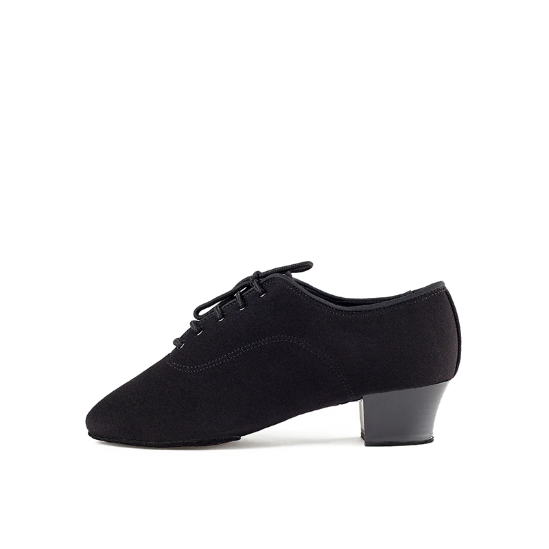 Genuíno bd homens sapatos de dança latina adulto dois pontos solas professor sapatos base macia masculino 417 oxford salto 4.5 cm lona respirável