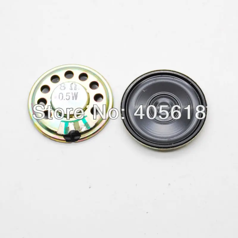 10Pcs 0.5W 8Ohm Magentic Type Ronde Metalen Shell Micro Speaker Hoorn D30mmxH5mm