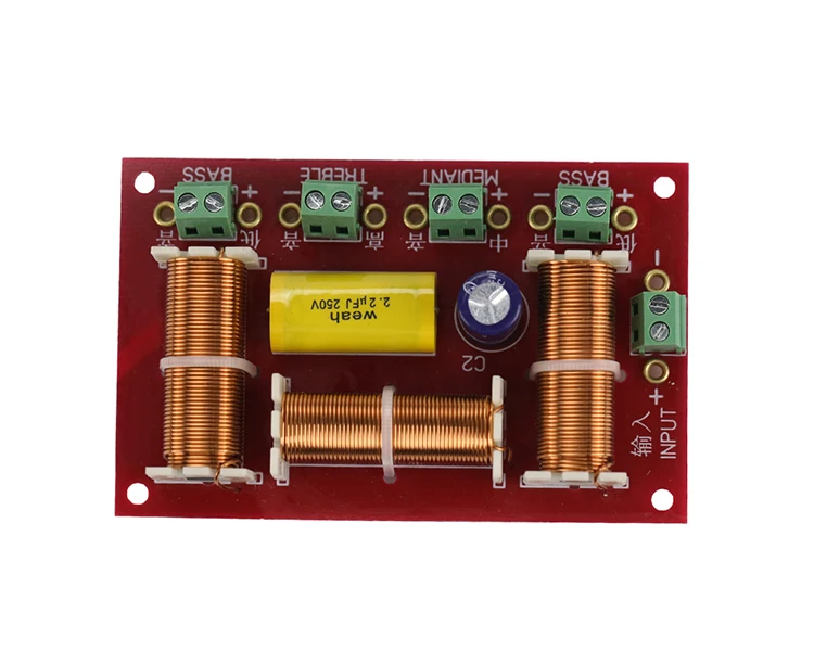 Crossover A 3 Vie Per Altoparlanti 350W – Modulo Divisore Di Frequenza Per Sistemi Audio Hi-Fi