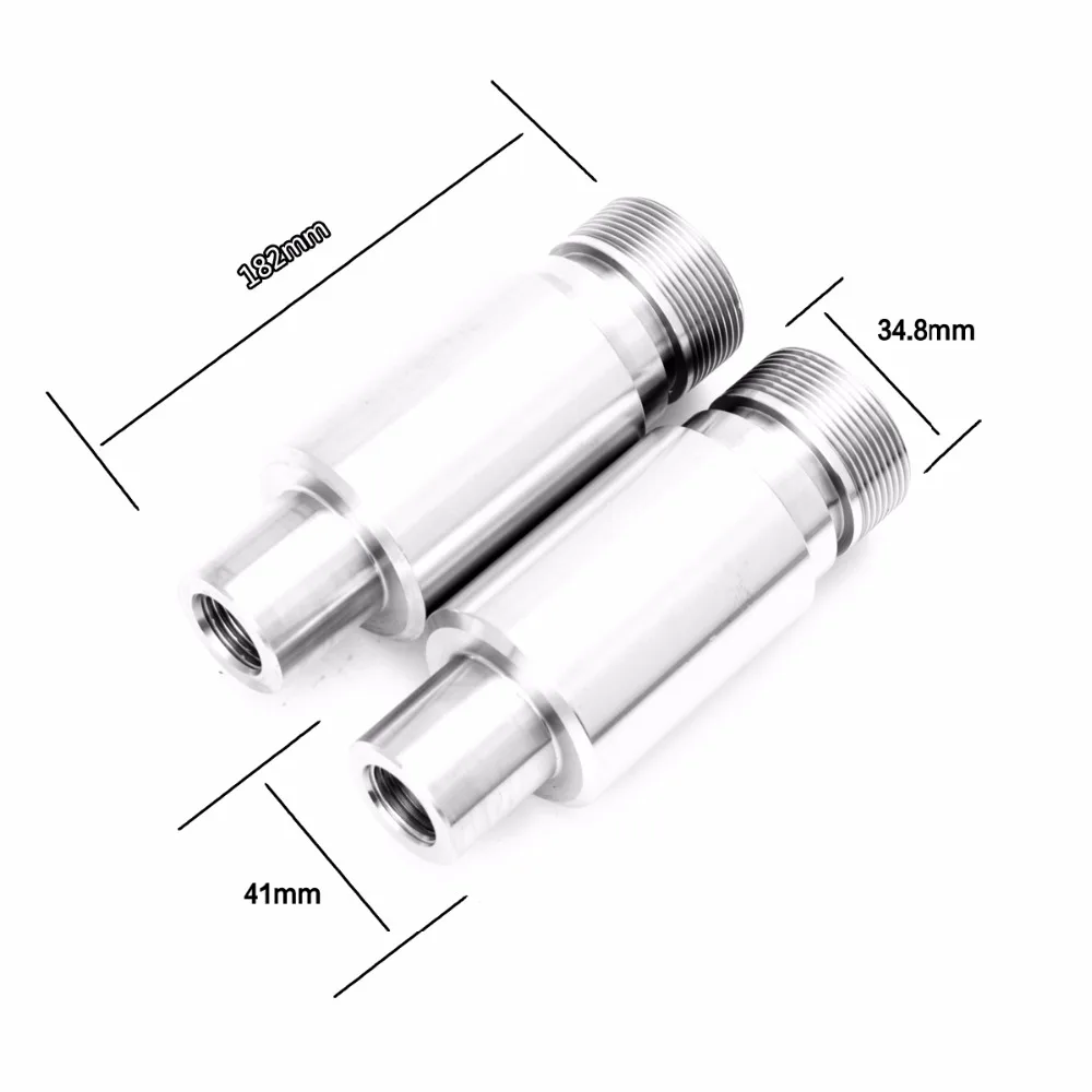 41mm Fork Tube 2in Extensions For Harley Street Glide Road King Dresser Softail Models