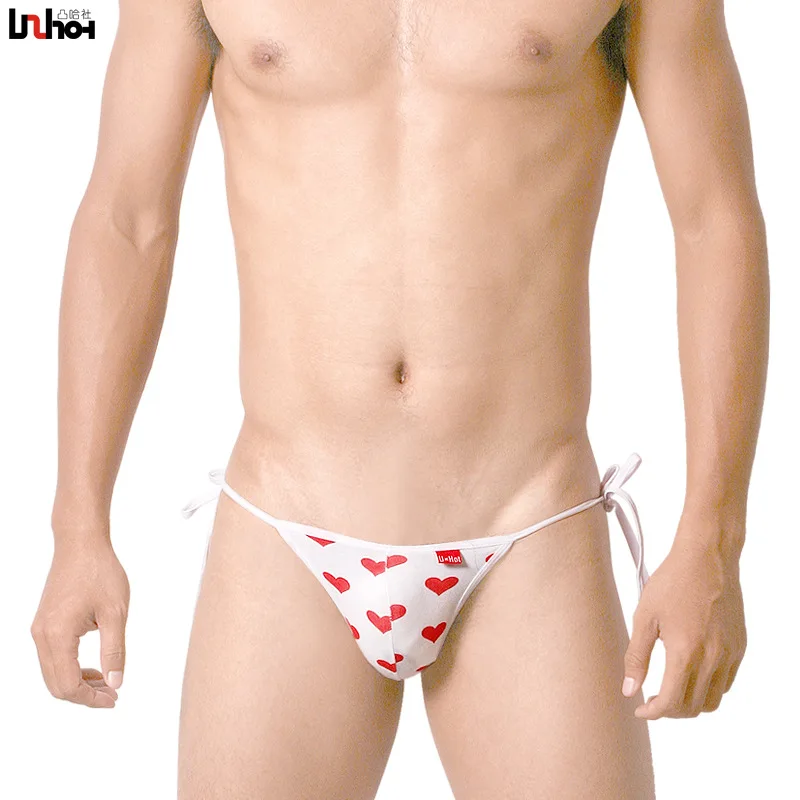 Sexy Gay Underwear Men Briefs Shorts Cotton Underpants Male U Convex Pouch Strap Low Waist Panties Cueca calzoncillos Free Size