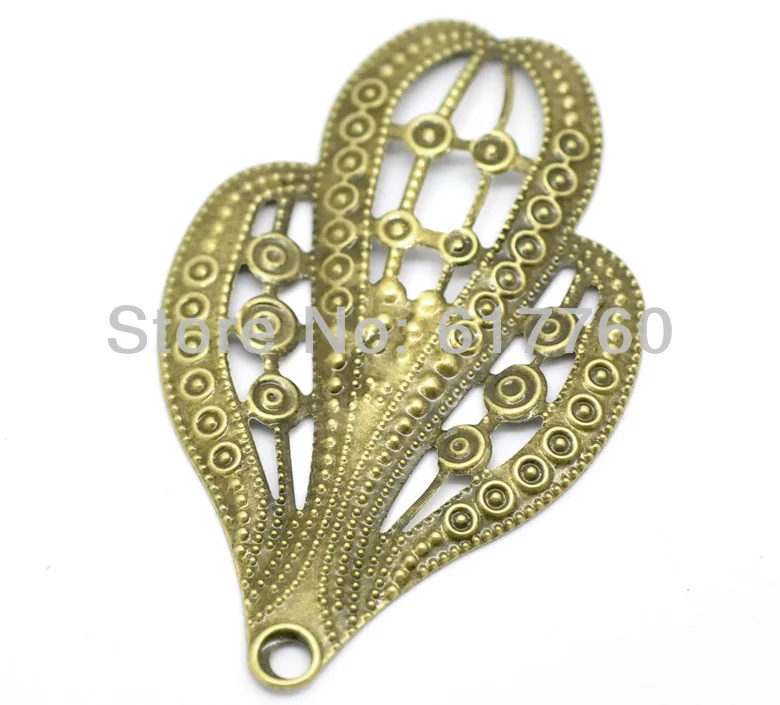 

Free shipping-30Pcs Antique Bronze Filigree Cactus Charm Pendants Embellishments DIY Jewelry Findings Connectors 6.1x3.8cm J0611