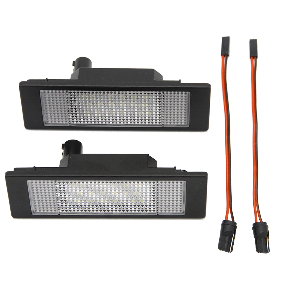 2Pcs for Alfa Romeo 156 159 166 Brera GT Spider 1997-2010 LED License number Plate light Car styling Tail light Automotive