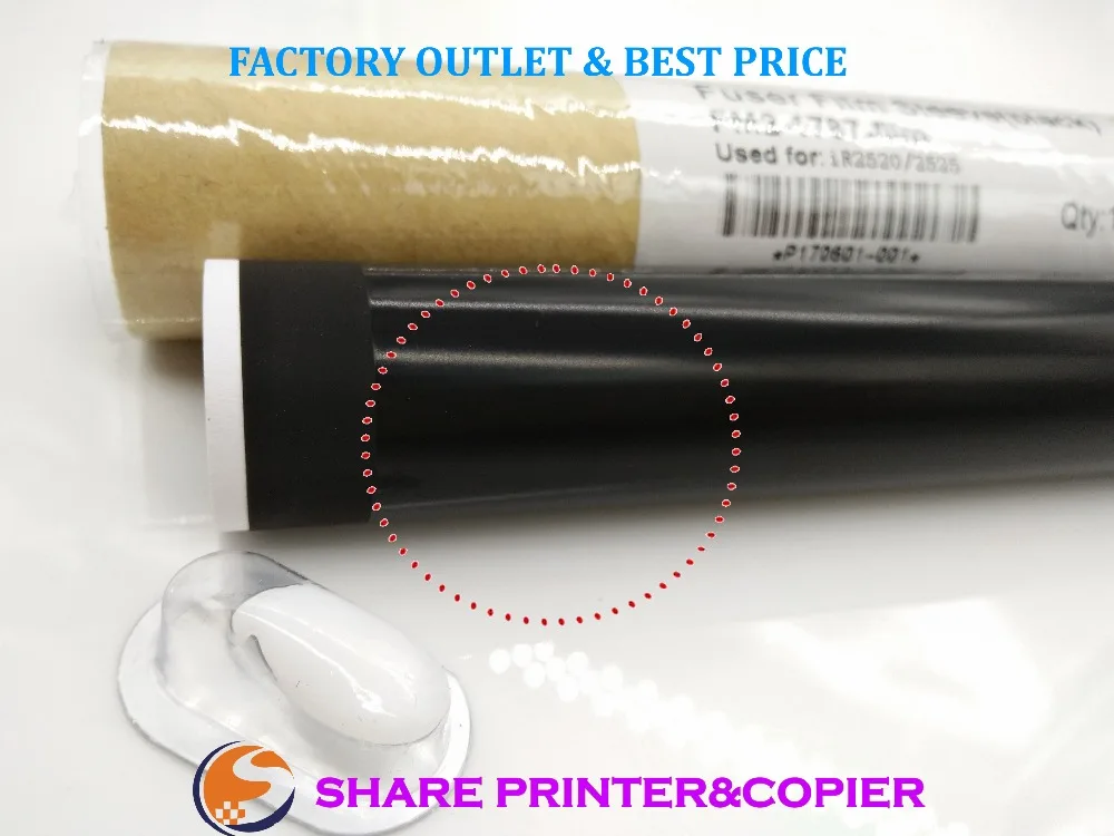 original long life Fuser Fixing Film with grease for canon R2520 iR2525 iR2530 FM3-9382-Film FM3-9303-Film