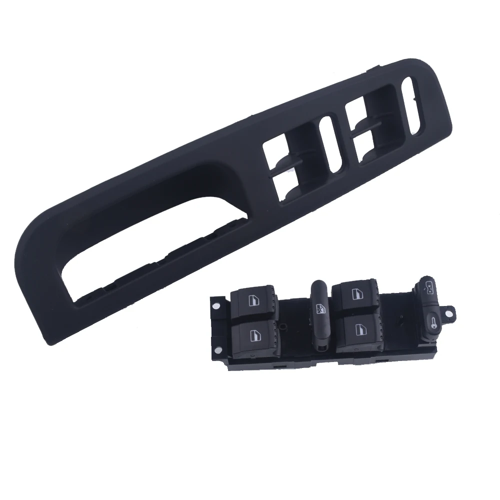 Black Window Switch Control Panel Trim For VW Passat Jetta Golf MK4 3B1867171 3B1867171E