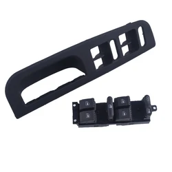 Black Window Switch Control Panel Trim For VW Passat Jetta Golf MK4 3B1867171 3B1867171E